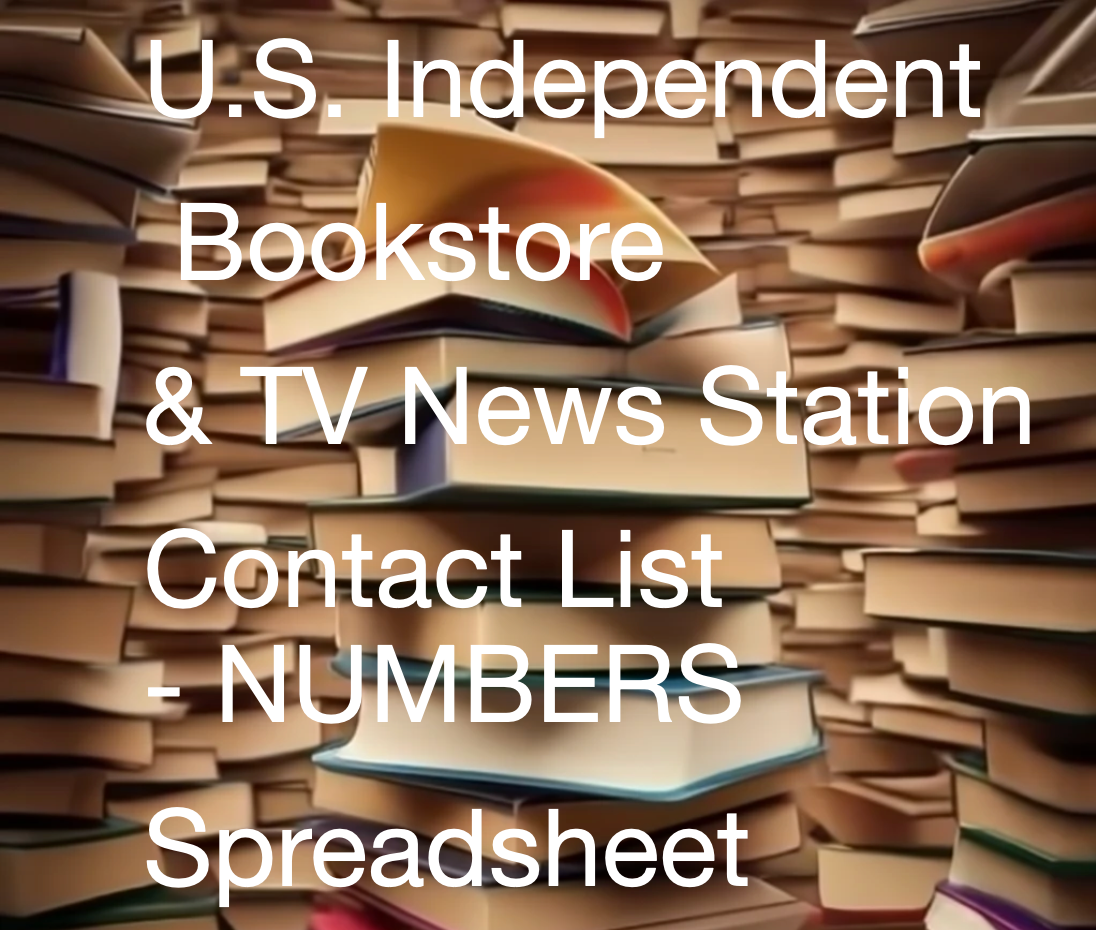 BUNDLE: Independent Bookstore & TV News Station List: NUMBERS Digital Download Product